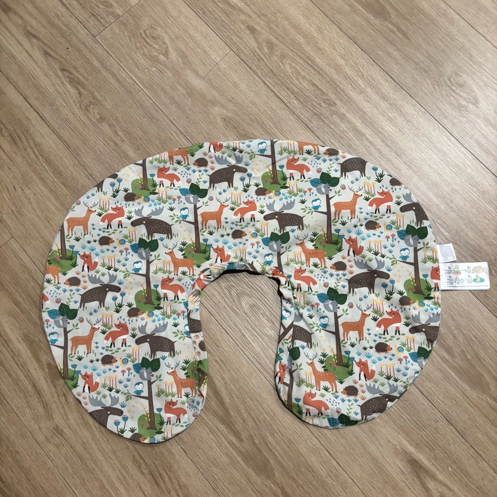 Nursing Pillow Cover in Woodland Animal Print - Kids Accessories